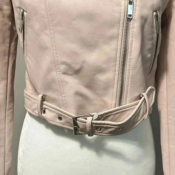 Forever 21 Moto Crop Faux Leather Jacket - Picture 9 of 14